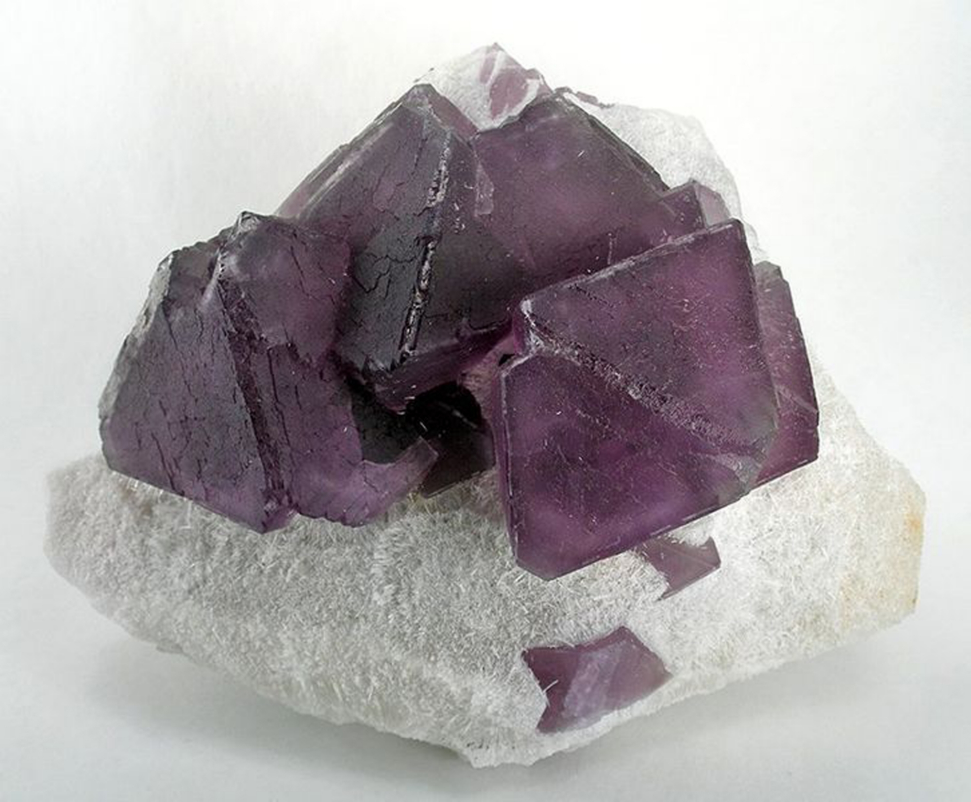 Fluorite, Quartz