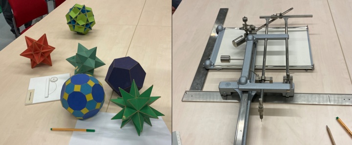 Polyhedron Models and Harmonic Analysatior from the Collection of Mathematical Instruments and Models of the Department of Mathematics 