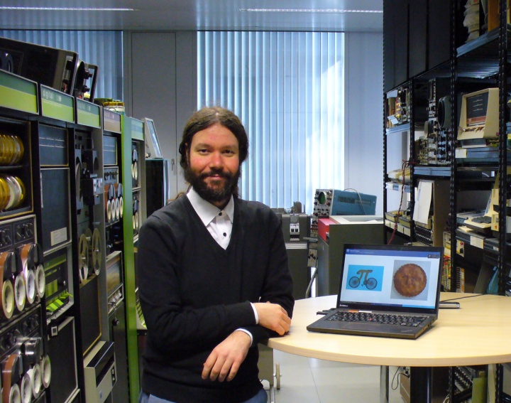 Dr. Jan Köllner im Computermuseum der Informatik 