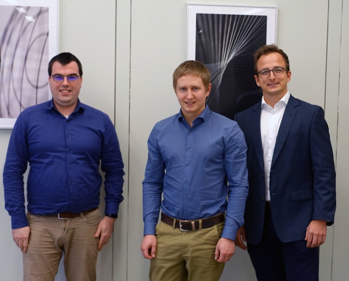 Jun.-Prof. Marco Oesting (Universität Stuttgart), Max Gräser und Niklas Urban, (KPMG AG)