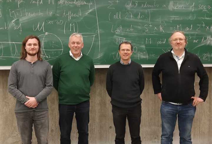 Paul Schwahn, Prof. Wilderich Tuschmann, Prof. Uwe Semmelmann, Prof. Andreas Kollross